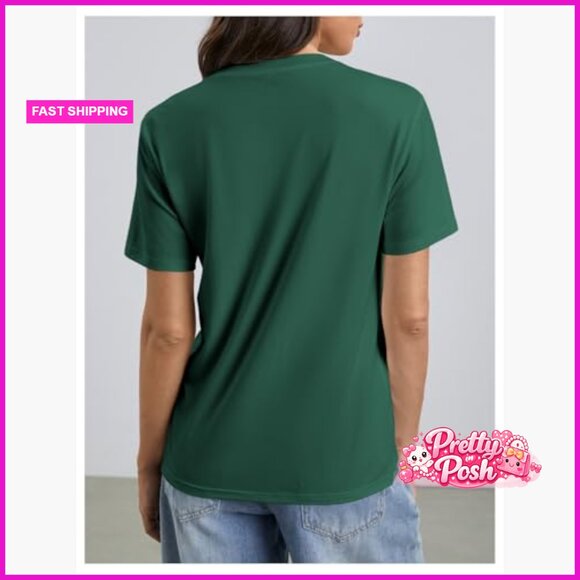 Polyester Graphic Tee Short Sleeve Casual T-Shirt - Picture 2 of 7